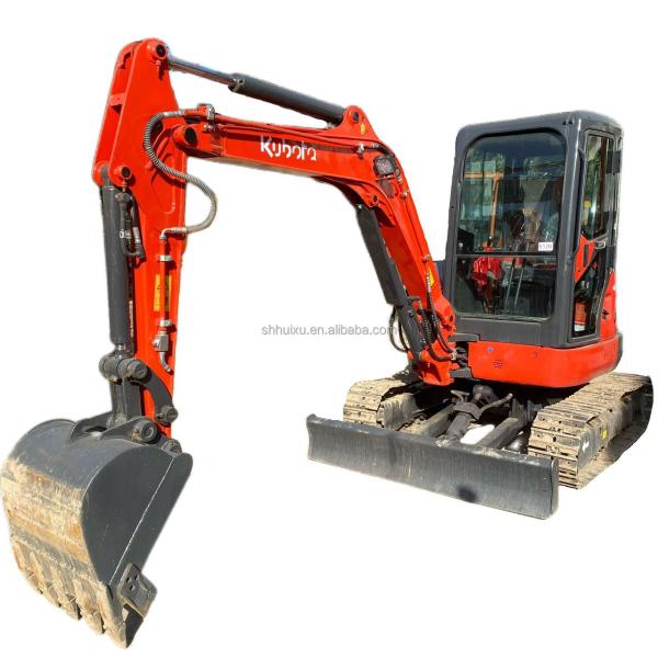 Japan quality used excavator Kubota 161 small 6.1 ton mini second hand crawler excavator