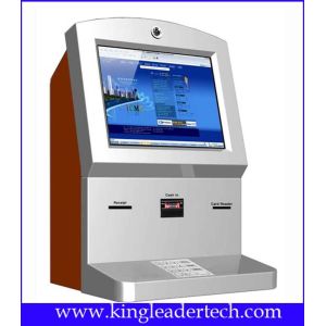 Customized Stylish Wallmount Kiosk With Camera , Thermal Receipt Printer , Cash