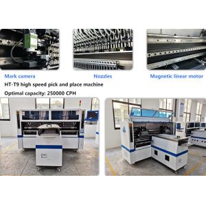 Ultra Speed 68 Heads LED Chip Mounter Machine Diverse Functions SMT Mounting