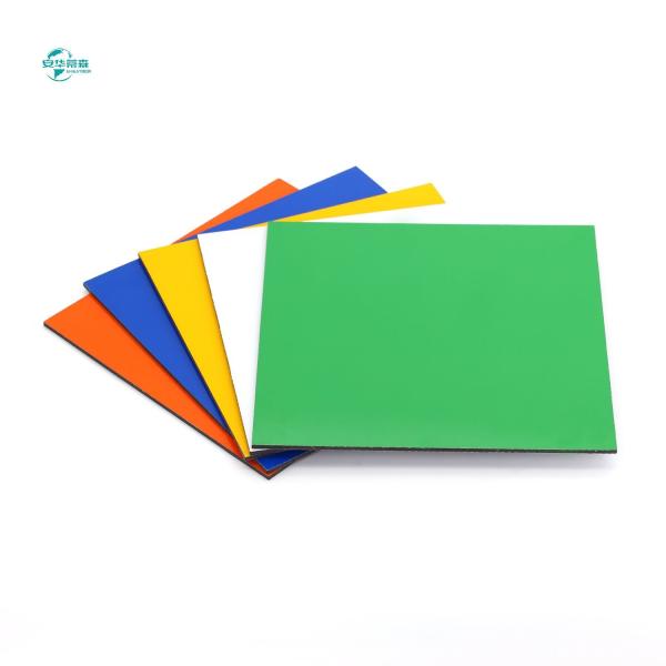 Solid Color Polyethylene Core Fireproof Grade ACP Panel Featuring PE/PVDF