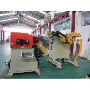 Hardware Auto Parts Processing Steel Coil Uncoiler Stamping And Leveling Machine