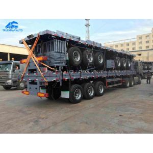 40FT Container Semi Trailer With High Strength Steel Material