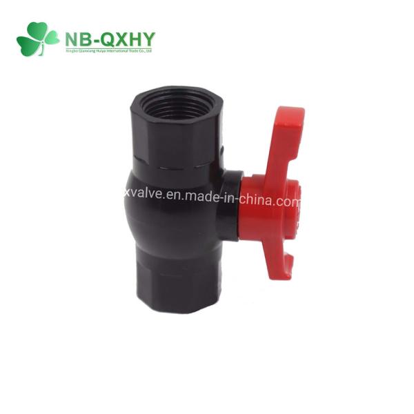 Glue Connection Form Industry Pn16 PVC Ball Valve Octagonal Valves for Water