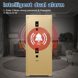 Liquid Crystal Display Panel Commercial Safe Box With Patent Solid Bolts And