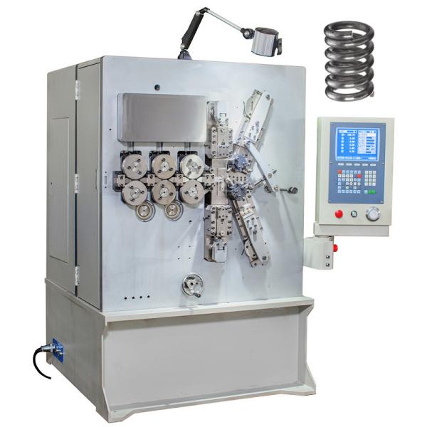 Precision 5 Axis CNC Spring Coiler With Servo Motion System / Spring Making