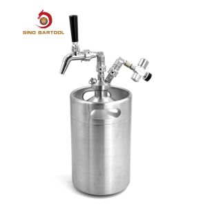 4L Vacuum Ball Lock Mini Keg CO2 Pressurised Soda Keg Dispenser