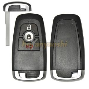 Wholesale Ford 3Buttons Smart Key Shell with Emergency Key Insert from china suppliers