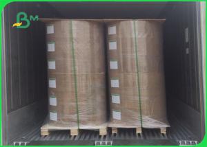 China PE Coated Kraft Paper Roll Brown Paper 50g Base Paper + 10g PE For Packaging on sale