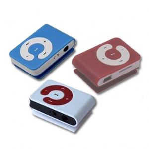 USB Rechargeable Mini Clip Mp3 Player with Support Micro SD Card BT-P030