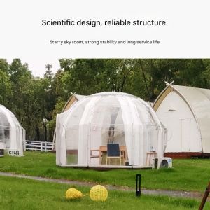 Unwind in Style with Our PC-Friendly Outdoor Star Room Space Capsule Bubble