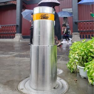 Hydraulic Automatic Bollards For Driveways LED Lights 380V/220V