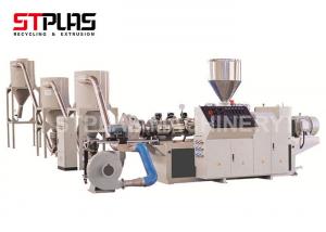 China Durable Plastic Recycling Pellet Machine / PVC pelletizing machine With Hot Cutting on sale