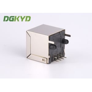 180 degree vertical entry modular jack rj45 connector without transformer for