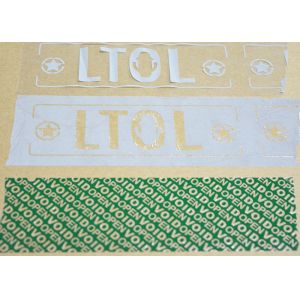Green Safety Packing Security Seal Tape 30mmX50m With OPEN VOID Message
