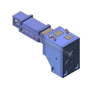 Counterrotating Parallel Double Screw Extruder Gearbox For PVC Pipe,Sheet And