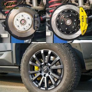 Front 6 piston and rear 4 piston caliper with E-brake caliper BBK auto brake