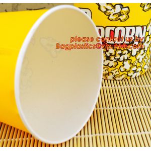 POPCORN PAPER BOX, POPCORN CUP, CHICKEN BOX, CUSTOM BRANDING,24OZ, 32OZ,46OZ