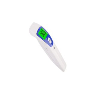 Mute Mode Digital Infrared Forehead Thermometer 48g Tri Color Indicator Light