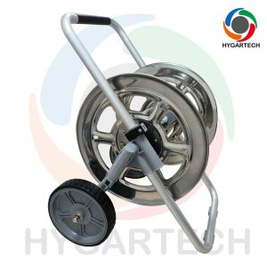 1/2 Inch Metal Hose Reel Cart Trolley For Hose Storage And Transport
