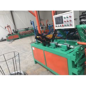 Blue Color Single Wire Chain Link Fencing Making Machine Fully Automatic