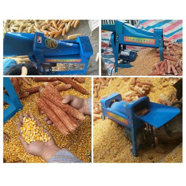 Agricultural Mini Multicrop Corn Rice Wheat Quinoa Beans Maize Diesel Grain Groundnut Shellers Thresher Machine