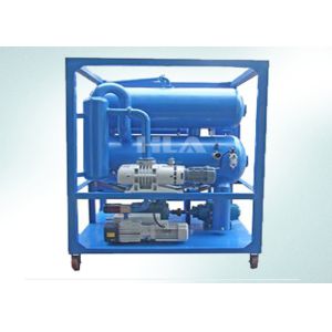 Electric Cold Steel 9000L Transformer Oil Filtration Machine With Double Vacuum