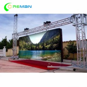 Slim Big Outdoor Indoor LED Display Screen Hire P4 P5 High Scale Level