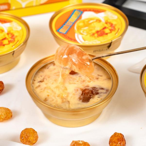 Herbal Peach Gum Drink with Mango and Pomelo 168g Ready to Eat Nourishing Beauty