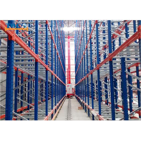 Smart ASRS Automated Storage Retrieval System , Industrial Warehouse Racking