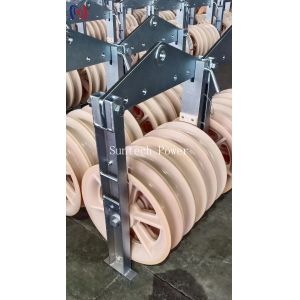 1040 Series Stringing Block with 10KN Rated Load and 500mm Dimensions for High
