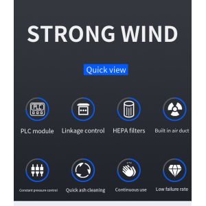 22kW Dust Collection And Air Purification Equipment High Power For Factory