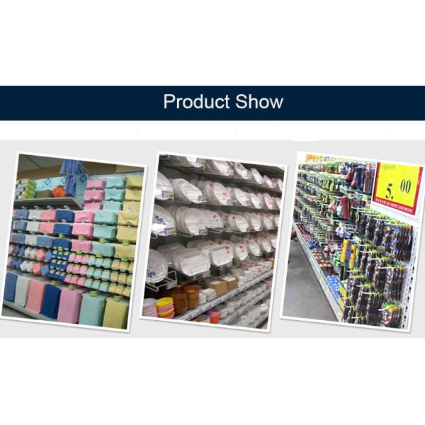 Wall Mounted Supermarket Display Shelving Single Sided Gondola Shelving Waterproof