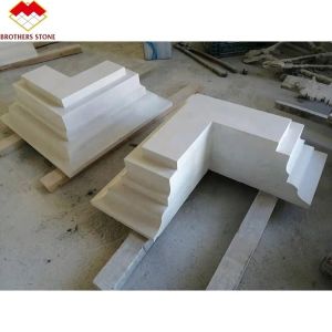 Customized Luxury Marble Staircase Handrail Column for Villa Style Interior