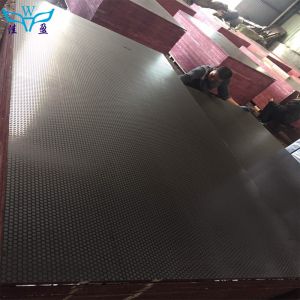 China Hexagon  15mm 9mm Anti Slip Plywood For Flooring for inside and outside on sale