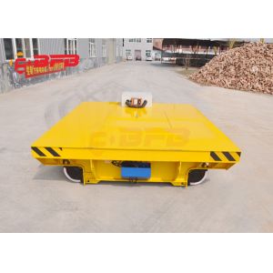 Battery Powered Flatbed Load Transfer Trolley Steel Structure 10mt