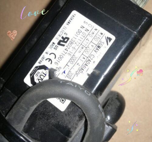 Yaskawa SGMAV-C2ADA61 AC SERVO MOTOR 150W 200V 3000RPM 1.4A NEW