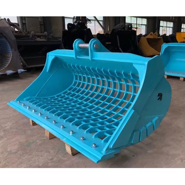 Q355 1-50t Excavator Customized Grids Mud Bucket Profile Shaker Bucket