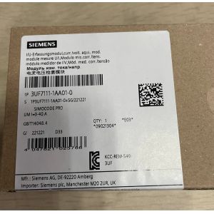 3UF7111-1AA01-0 Siemens Current Voltage Measurement Module Straight Through
