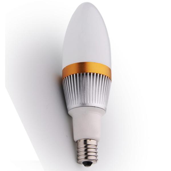AL 4000 - 4500k 3W 360 Degree E12 LED Candle Light for corridors, disco, bars,