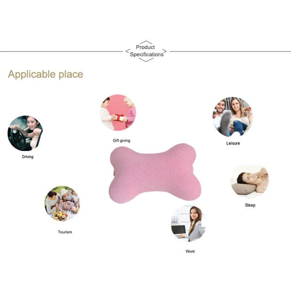 Cute Memory Foam Pillows for Cervical Spine Protection , colorful Car Neck Rest Pillow