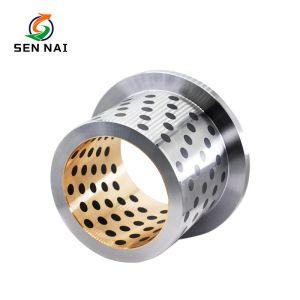 Precision Machining Low Carbon Steel Bushings Flanged Bush Bearing Rustproof