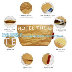 Waterproof Large Capacity Dupont Tyvek Makeup Organizer Pouch Trousse Maquillage