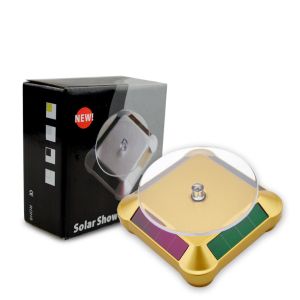 Sun Light Solar Powered Rotating Stand Solar Showcase Acrylic Product