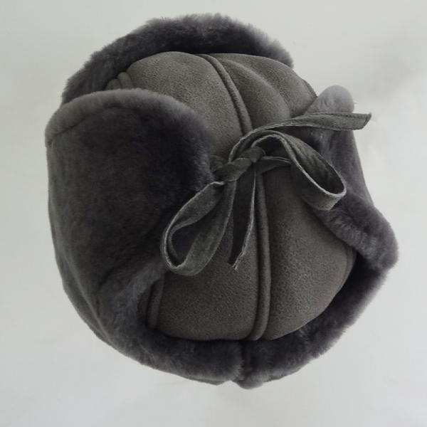 Classical custom shearling sheepskin double face mens winter hat