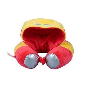 Stuffed U shape Pillow Crystal velboa extremely soft touching keep warming