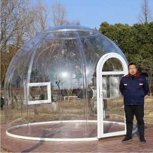 Weather Resistant Bubble Tent House Versatility Transparent Dome House