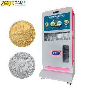 Custom Graphics Medal Vending Machine with Multiple Payment Options and Metal