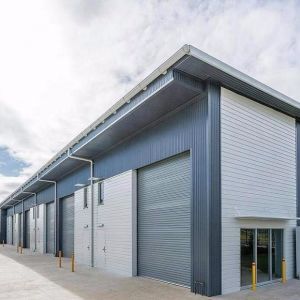 Custom Steel Structure Warehouse with PU Sandwich Wall Cladding