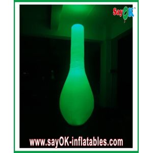 H2m Inflatable Lighting Decoration , Led Lighting Inflatable Bottle