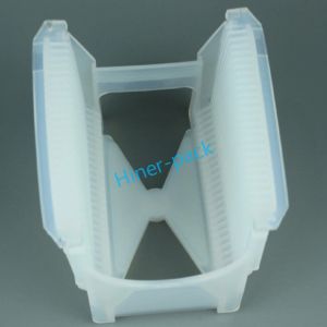 Customized 150mm White Wafer Cassette Box Packing Material ESD Protection